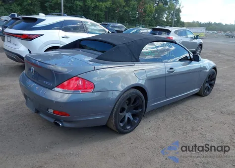 2007 BMW 650I z USA, uszkodzony, nr VIN WBAEK13587CN82481